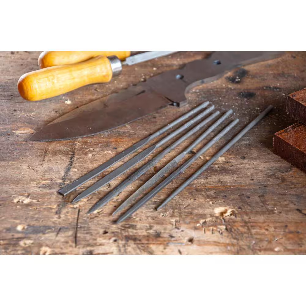 Nicholson 5-1/2 In. Assorted Hobby/Craft Mini File Set (6-Piece)
