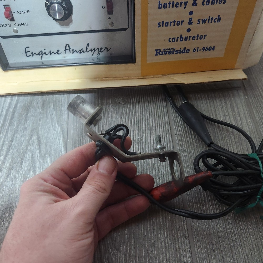 Wards Riverside Solid State Electronic 61-9604 Engine Analyzer UNTESTED VTG USA