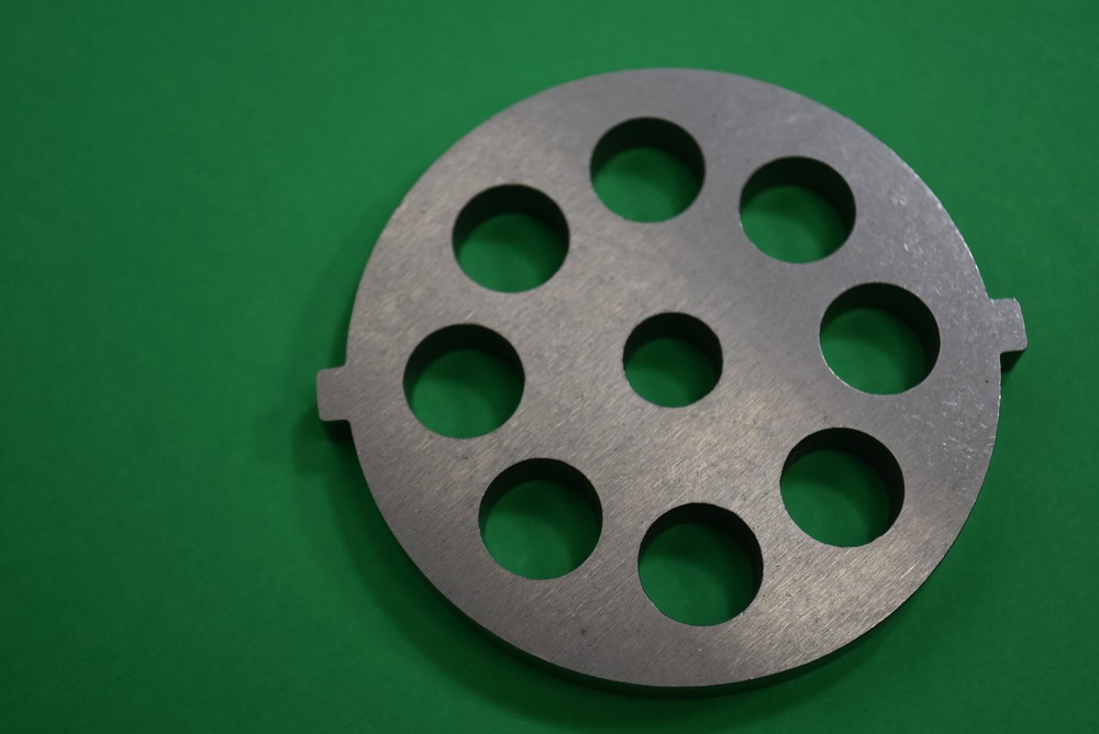 4 pc SET size #12 meat grinder discs WITH TABS 2 3/4" diameter