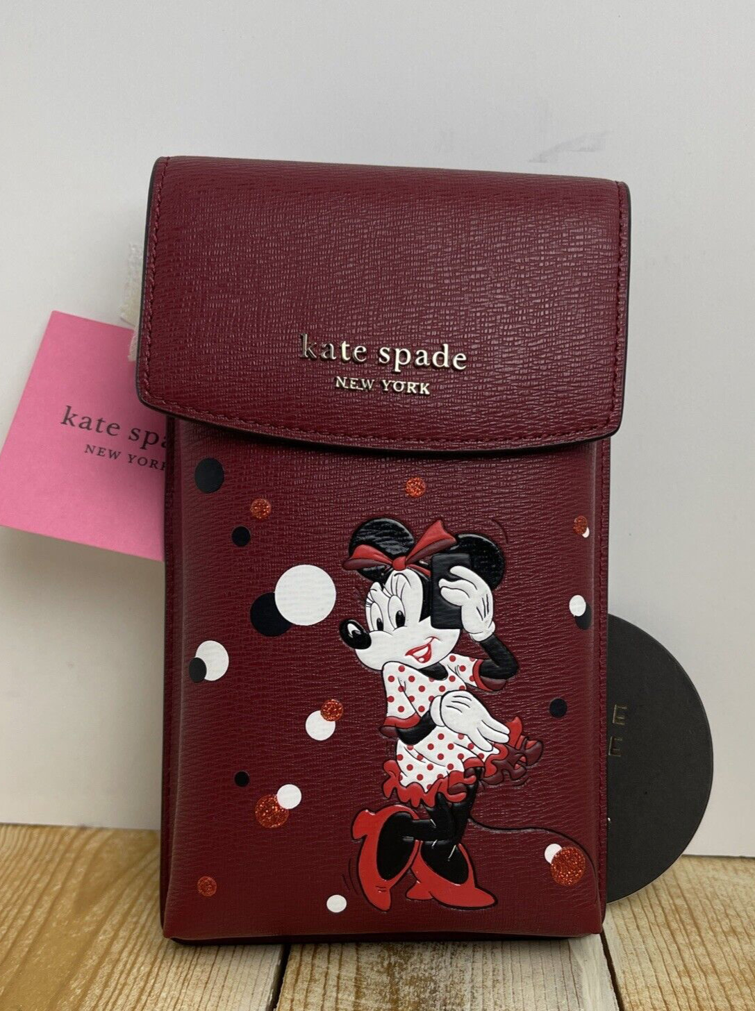 Disney X Kate Spade North South Phone Crossbody Minnie Mouse