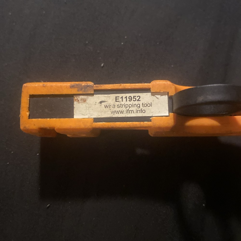 Ifm E11952 Wire Cable Stripping Tool Adjustable Cutting Depth