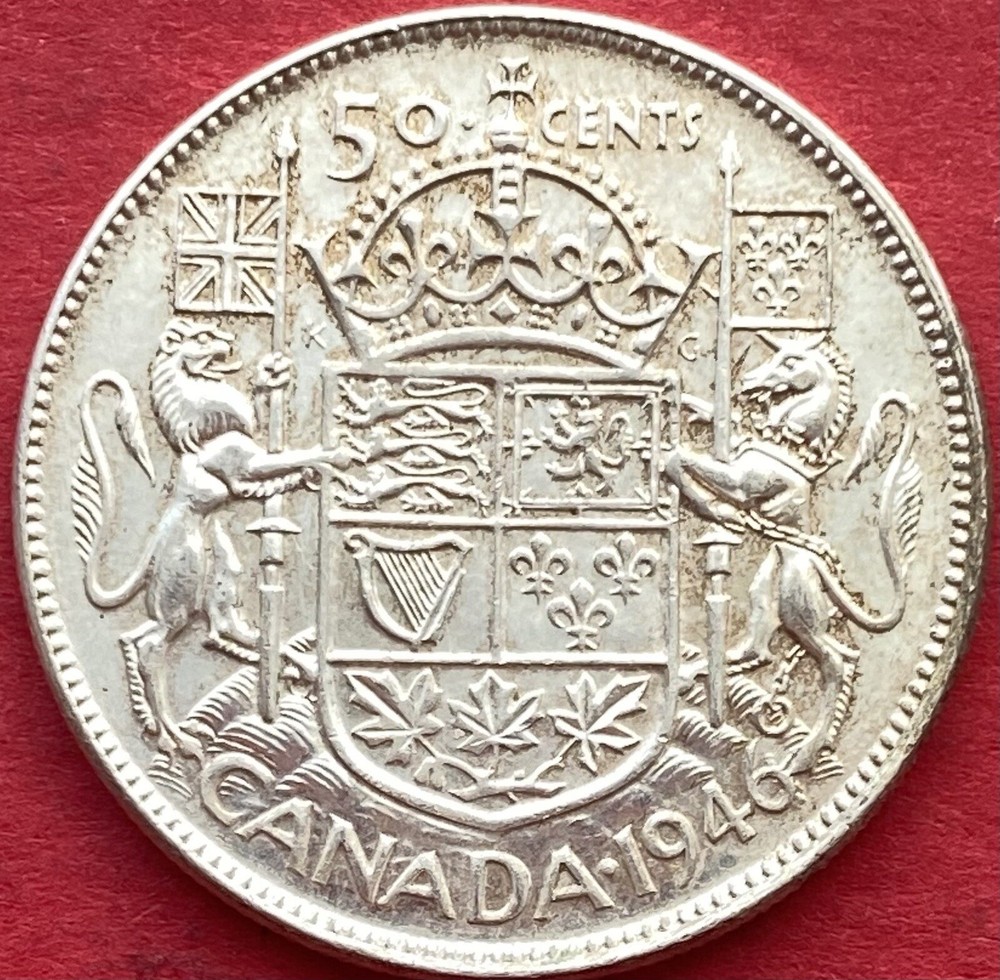 1946 Canada 50 Cents - Mint State - Lot#9254