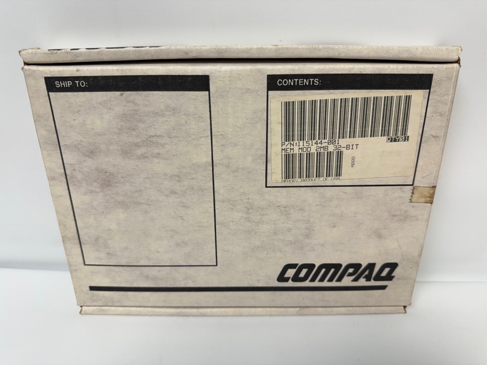 COMPAQ 115144-001 115184-001 2MB SINGLE SOCKET MEMORY MODULE DP386/33 DP386/33
