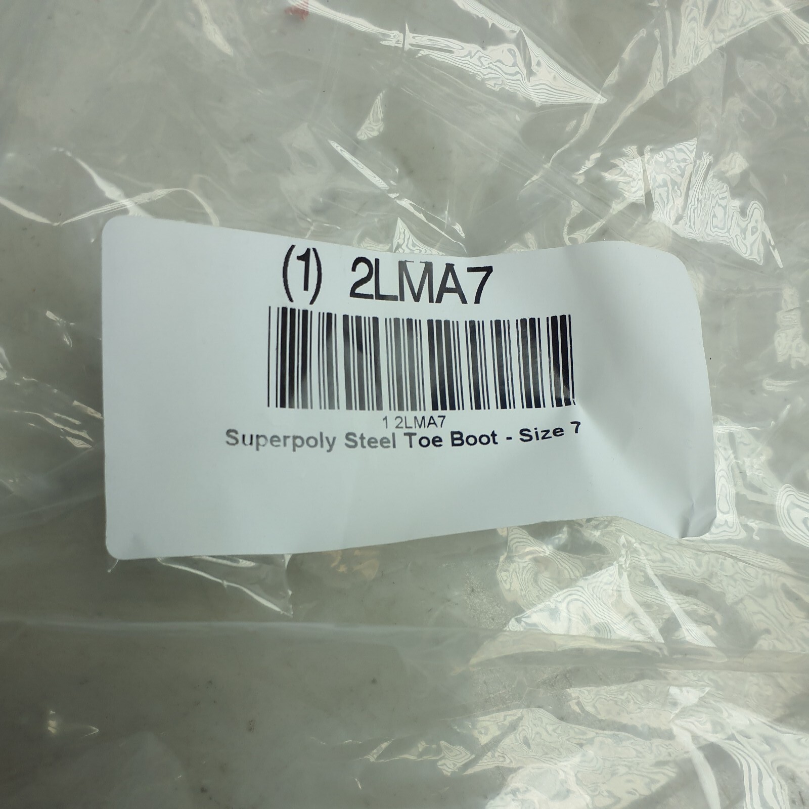 Dunlop 853240733 Superpoly Steel Toe Rubber Boot Size 7 Mens Brick Red