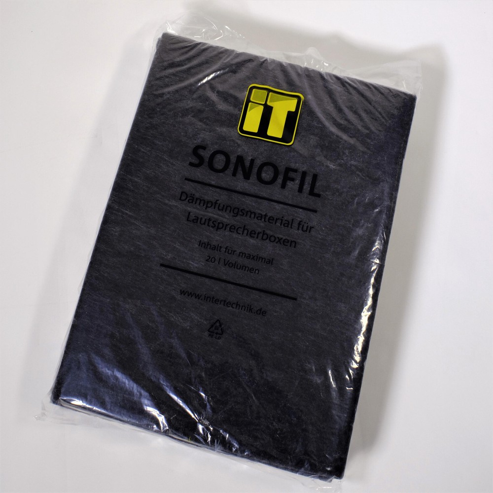 Sonofil Damping Material Anthracite Insulation Cotton Polyester Cotton 2 Bags