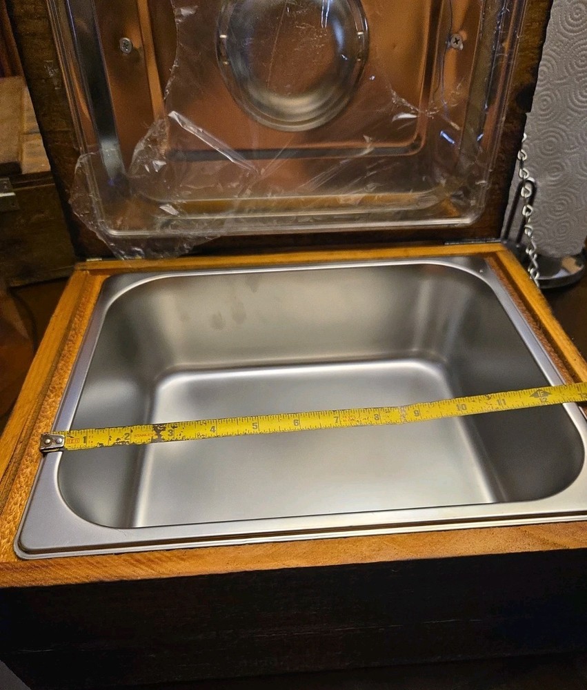 Handcrafted Cedar Wood Bbq Warmer Box
