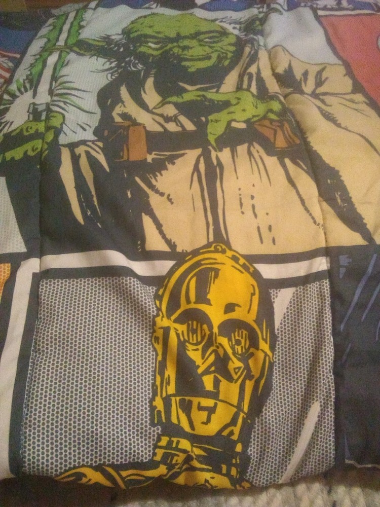 Vintage Star Wars Bed Comforter Twin Size