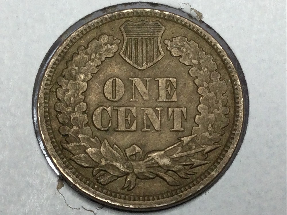 1862 Indian Cent in extra fine