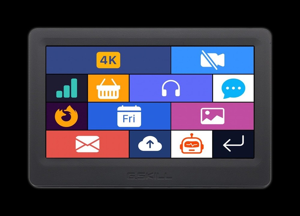 G.Skill WigiDash 7" Touch Panel PC Command Center - USB-C - Brand New