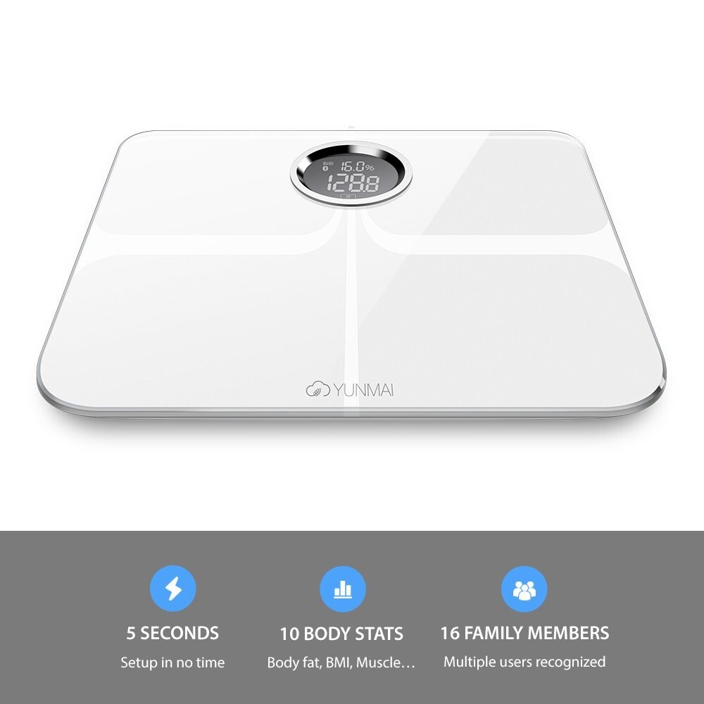 YUNMAI Premium Bluetooth High Precision Smart Scale with App