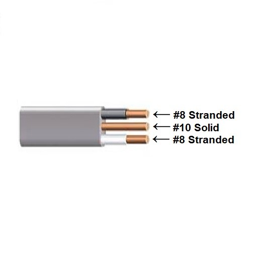 8/2 UF-B x 30' Southwire Underground Feeder Cable