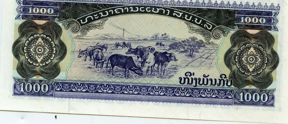 Laos: 1000 Kip, 1996