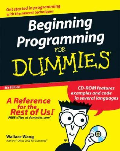 Beginning Programming For Dummies - Paperback By Wang, Wallace - GOOD