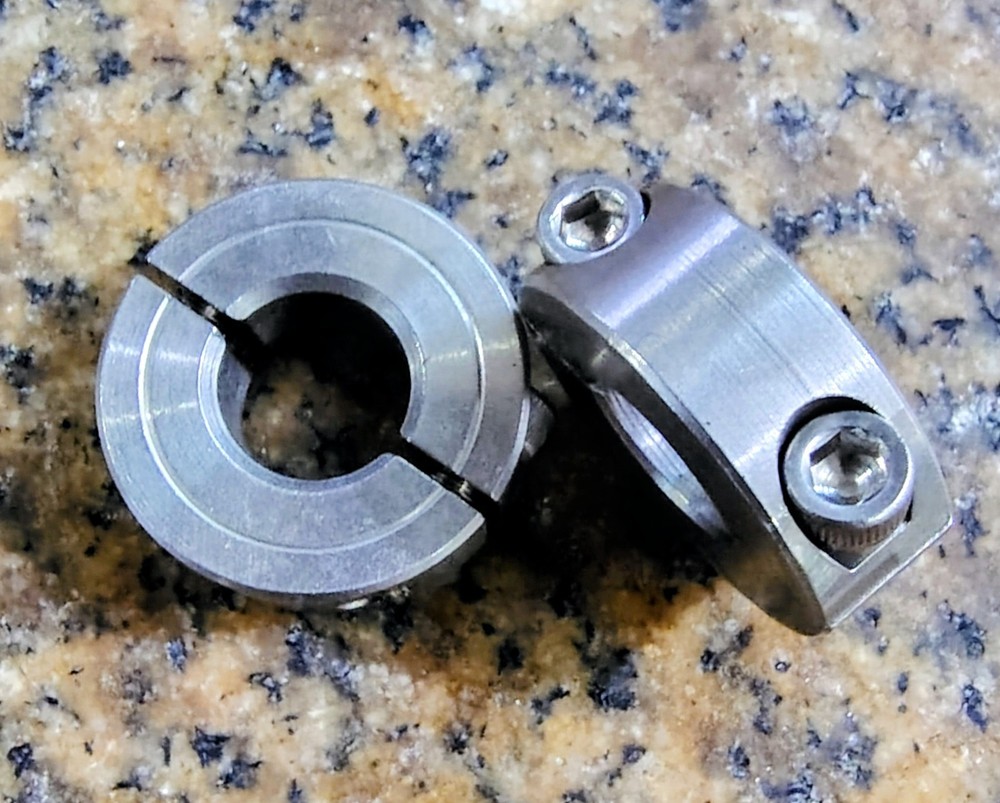 🗽1/2" ID LOCKING COLLARS  MACHINIST/TOOLMAKER 2 Pcs