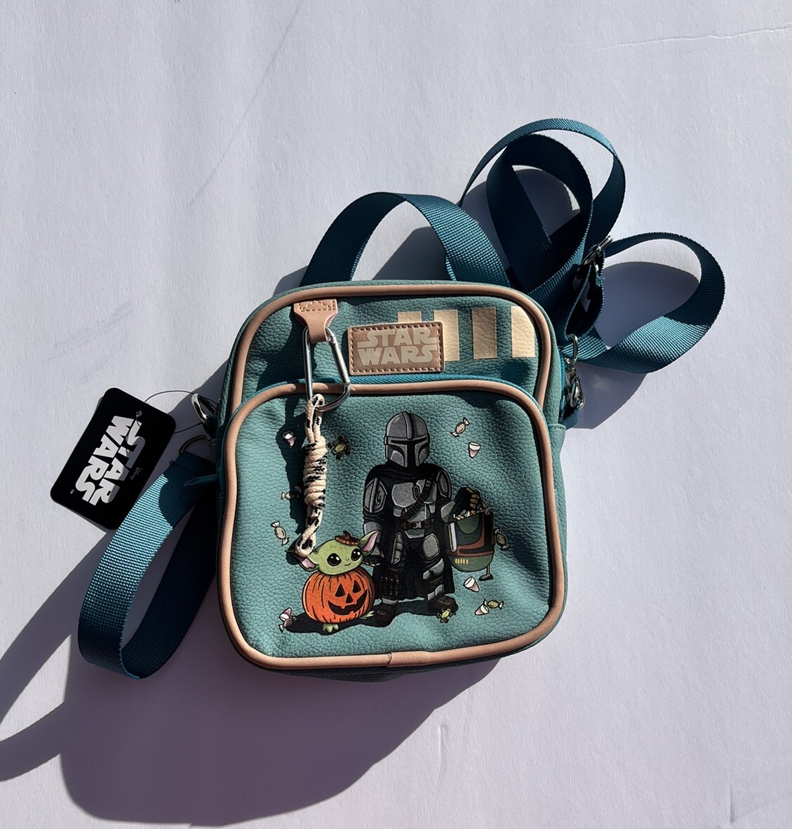 Star Wars The Mandalorian Mando The Child Grogu Trick or Treat Crossbody Bag