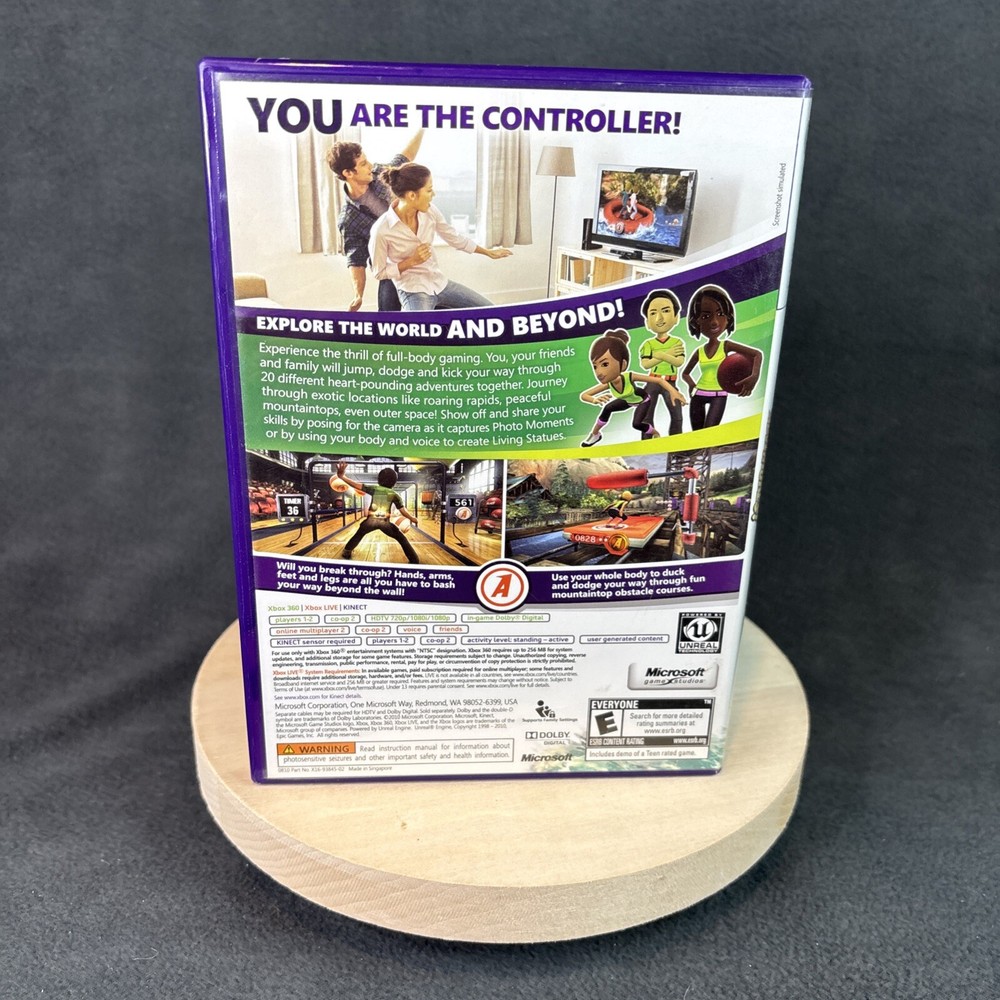 Xbox 360 Kinect Sensor (1414) with 4 Games Bundle - Play Bundle