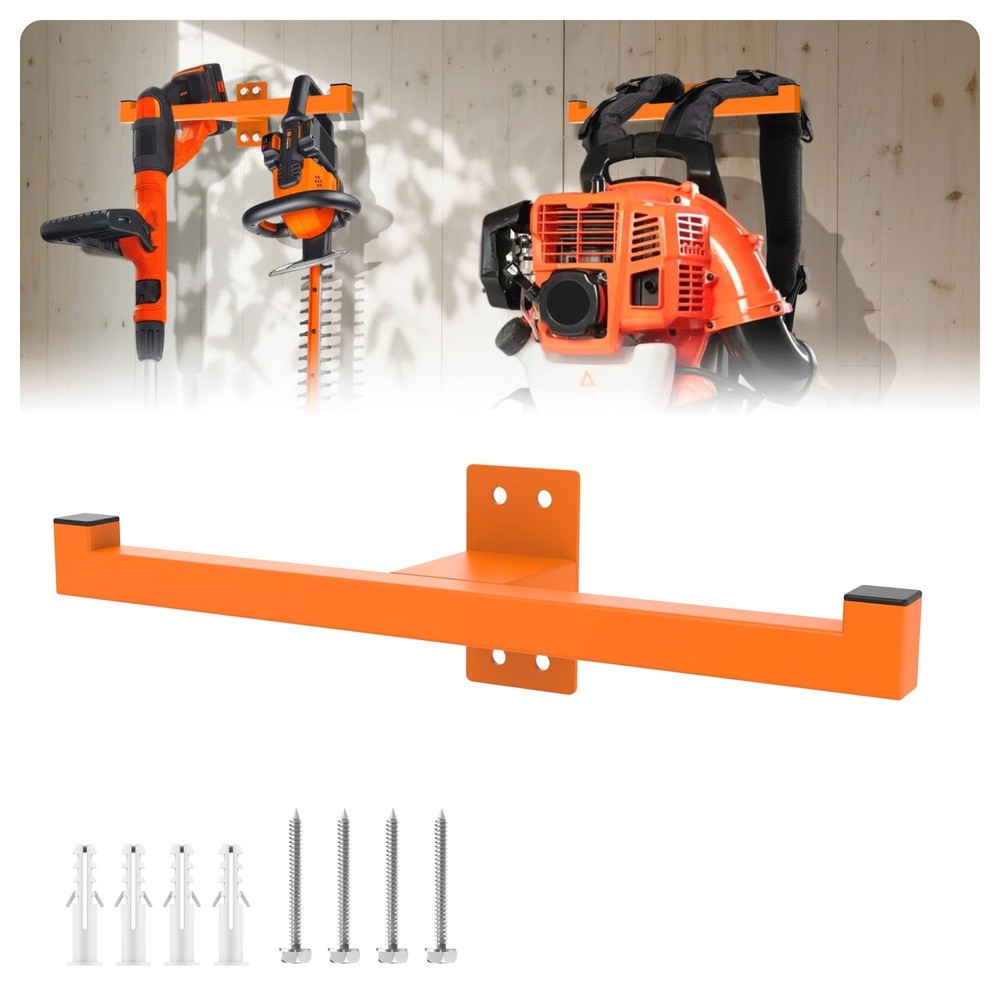 Backpack Blower Wall Mount  1 Pack Orange Heavy Duty Backpack Leaf Blower Rac...