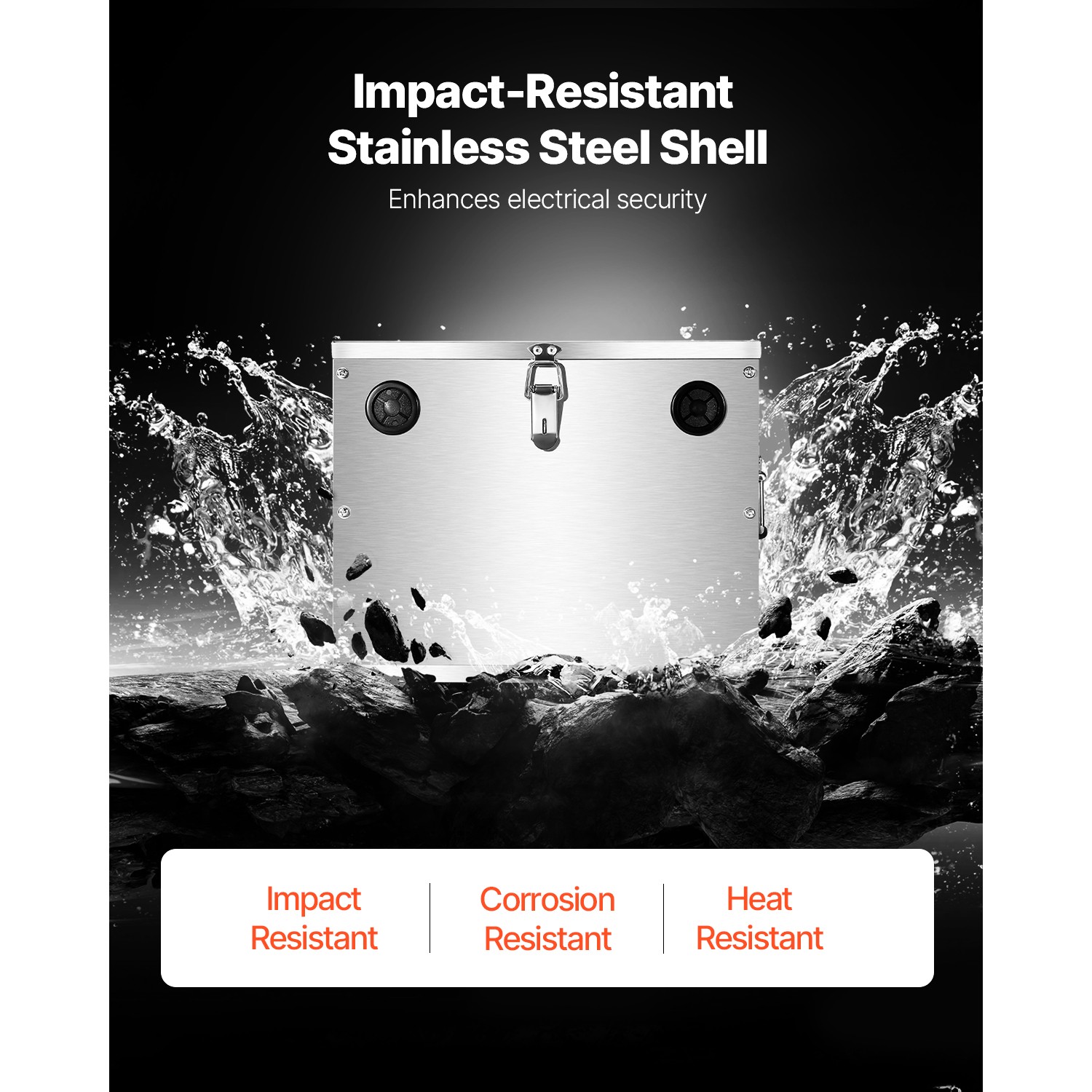 Battery Box Group 24/31 Stainless Steel Shell for Cars & Trolling Motors