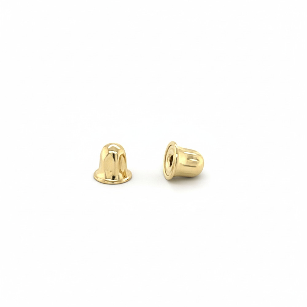 14K Gold Screw Back Earring Replacement Backing Yellow/White/Rose Solid 14K