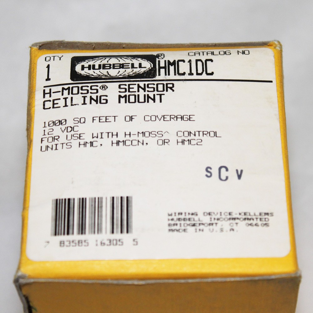 HUBBELL HMC1DC 12VDC H-MOSS CEILING MOUNT OCCUPANCY SENSOR NIB!