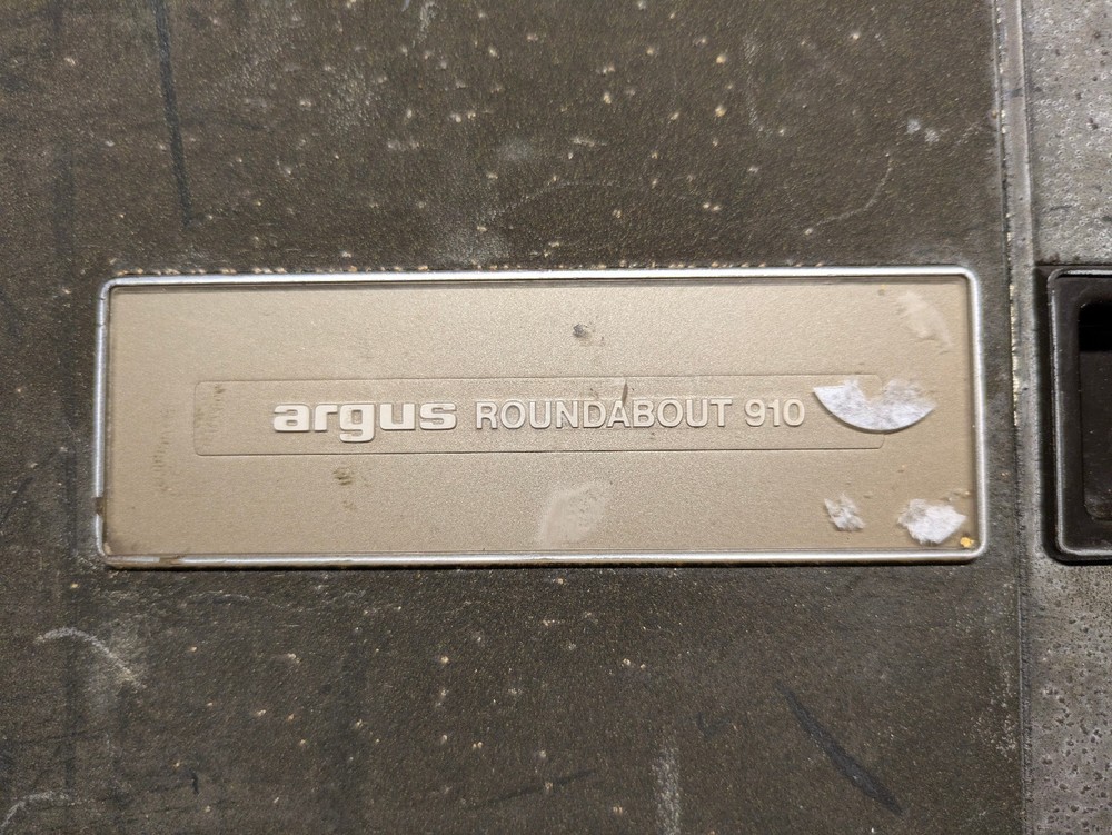 Vintage Argus Roundabout 910 Slide Projector With Tray - Untested