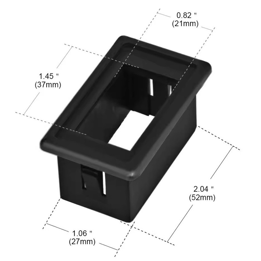 Compact Design 5pcs Rocker Switch Holders Suitable for Various Vehicles