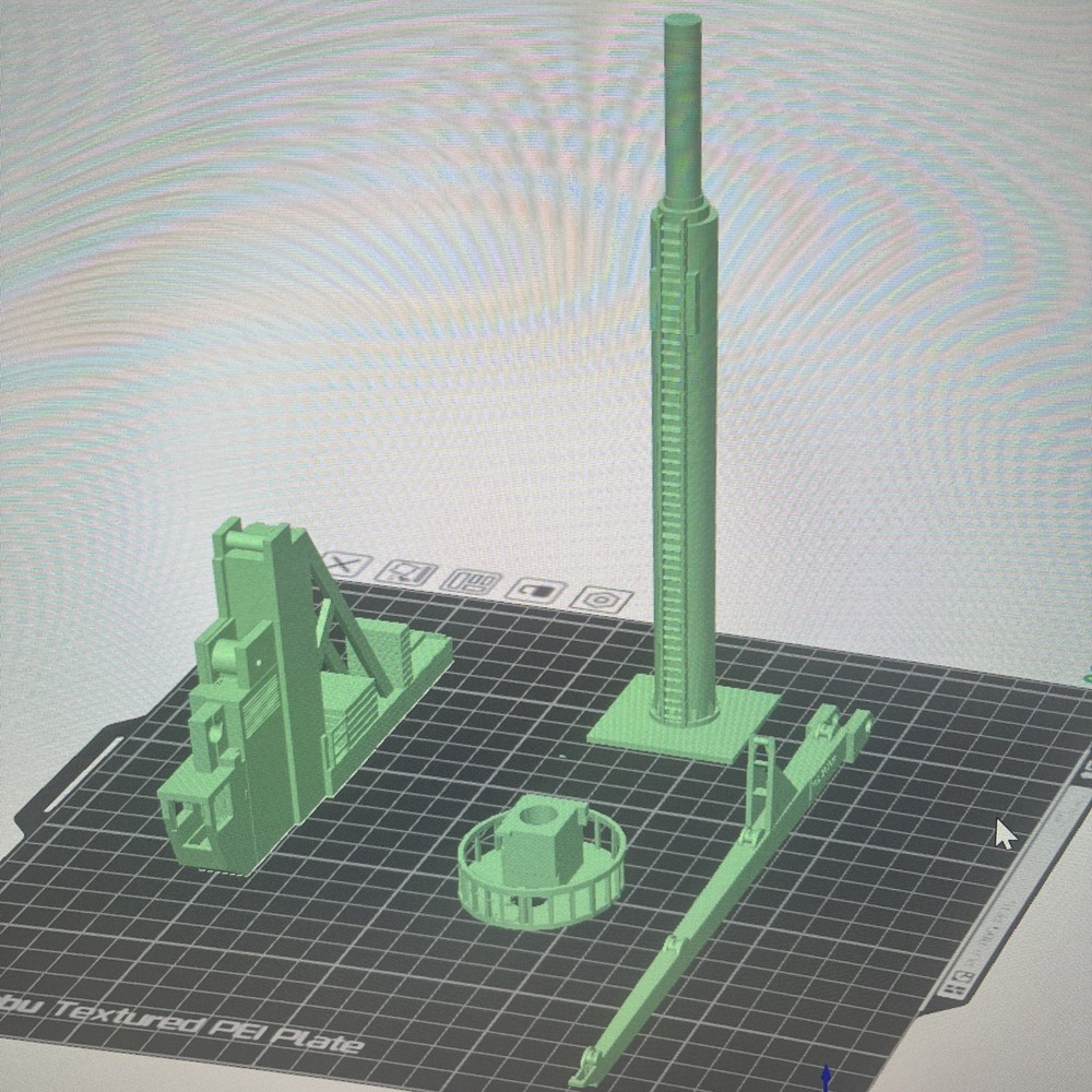 PIER TERMINAL Crane WATERFRONT HO Scale PLASTIC