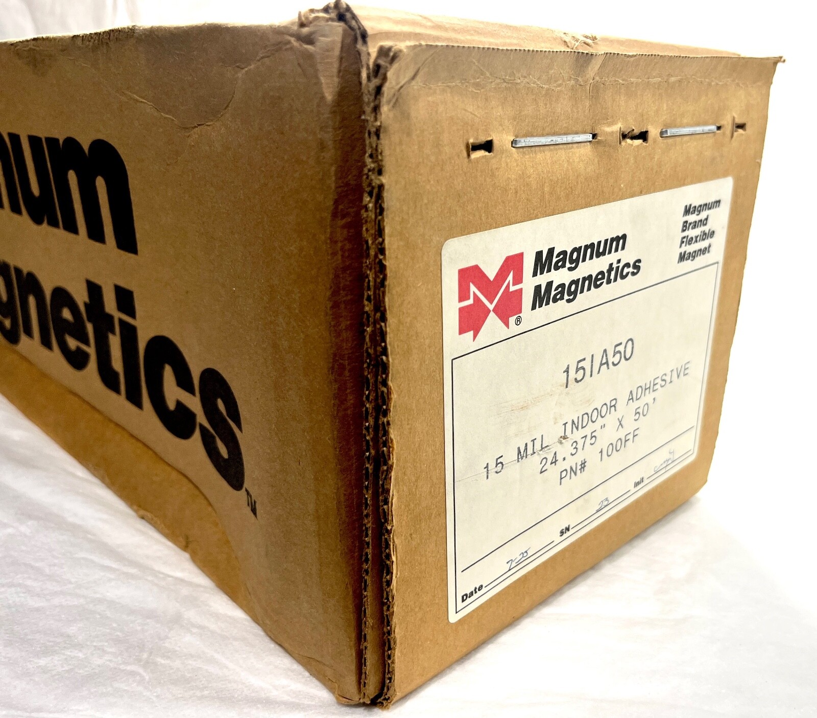 Magnum Magnetics 15 Mil 24.375" x 50' Roll PN# 100FF Magnetic Sheeting