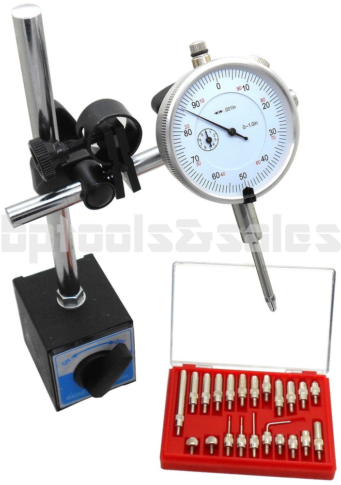 Magnetic Base with Dial Indicator & Point Precision Inspection Set Measuring Kit