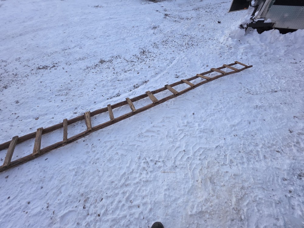 Antique Barn Ladder