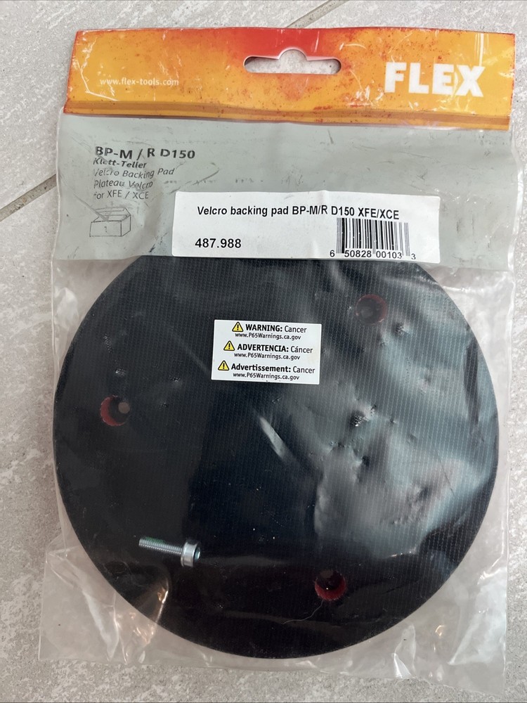 Flex Buffer Velcro Backing Pad 487.988