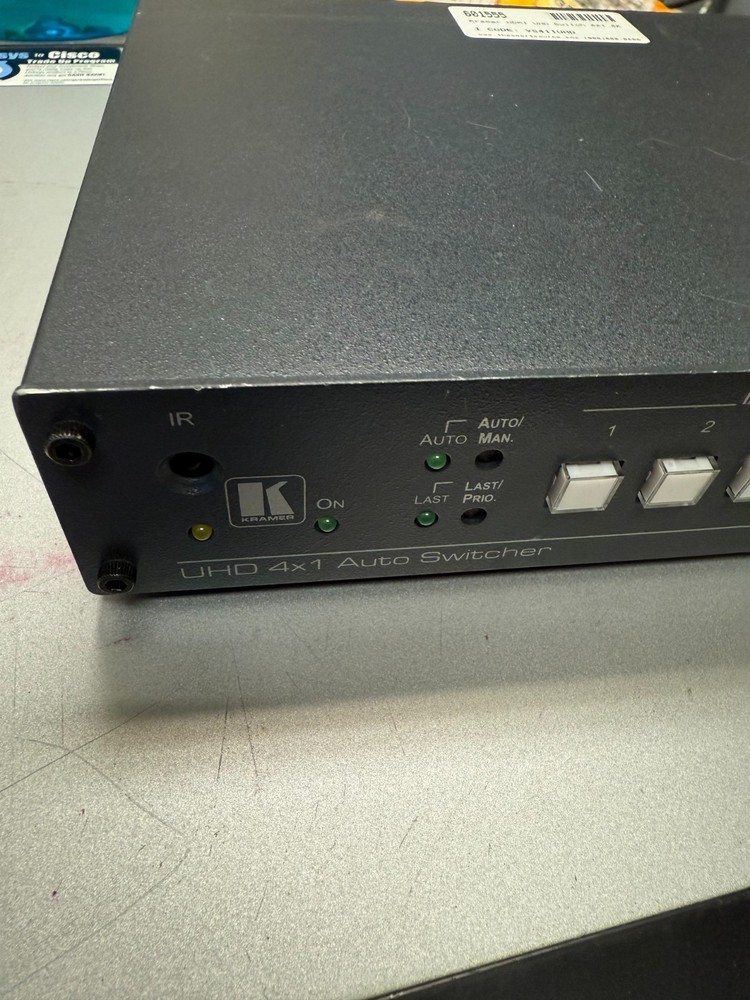 Kramer VS-411UHD 4x1 HDMI Auto Switcher UNTESTED READ