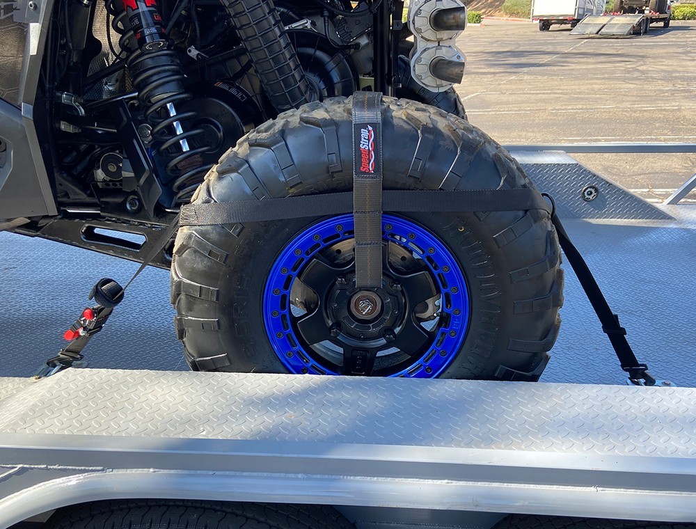 SpeedStrap Essential UTV Tire Bonnet Kit - Black