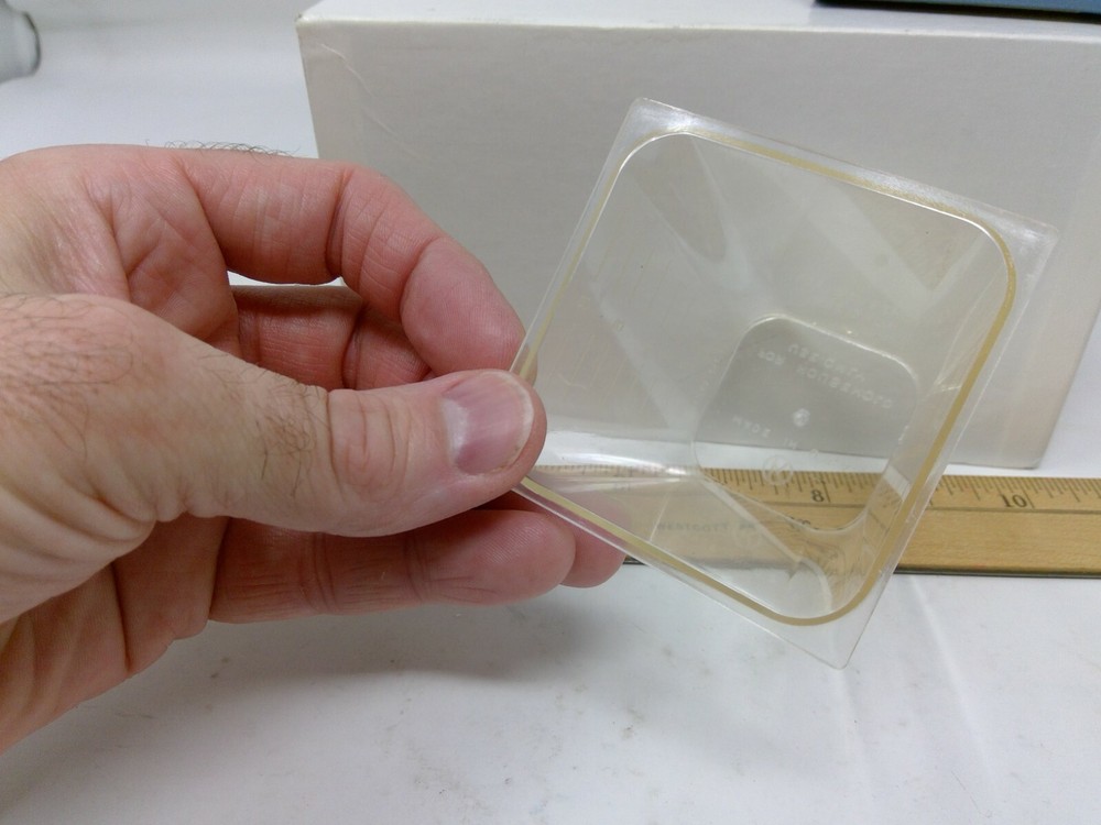 Vintage Shel-Glo Plastic Measuring Cup with Egg Separator W/ Box