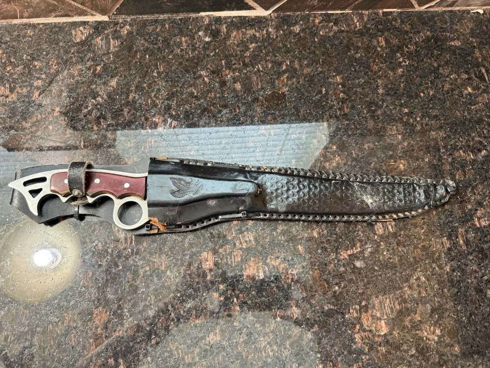 Vintage Knife - Carved Handle