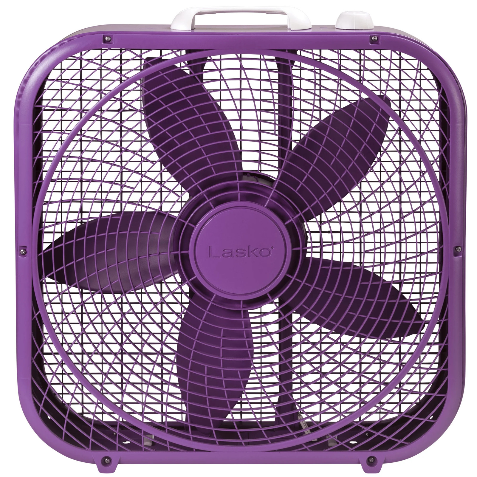 Cool Colors 20" 3-Speed Weather Resistant, Energy Efficient Box Fan, B20309, Pur