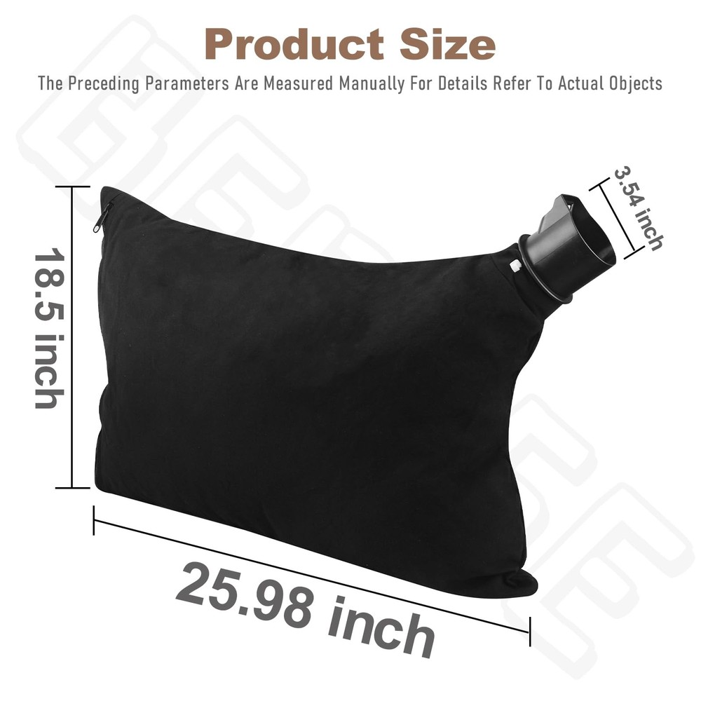 BERPSE 90560020-01 Leaf Blower Shoulder Bag Compatible with Black & BLACK