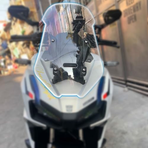 Motorcycle ADV160 Windshield Flyscreen Windscreen Wind Defelctor Front Clear