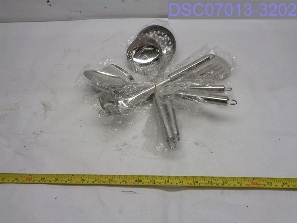 6 Piece Stainless Kitchen Utensil Set