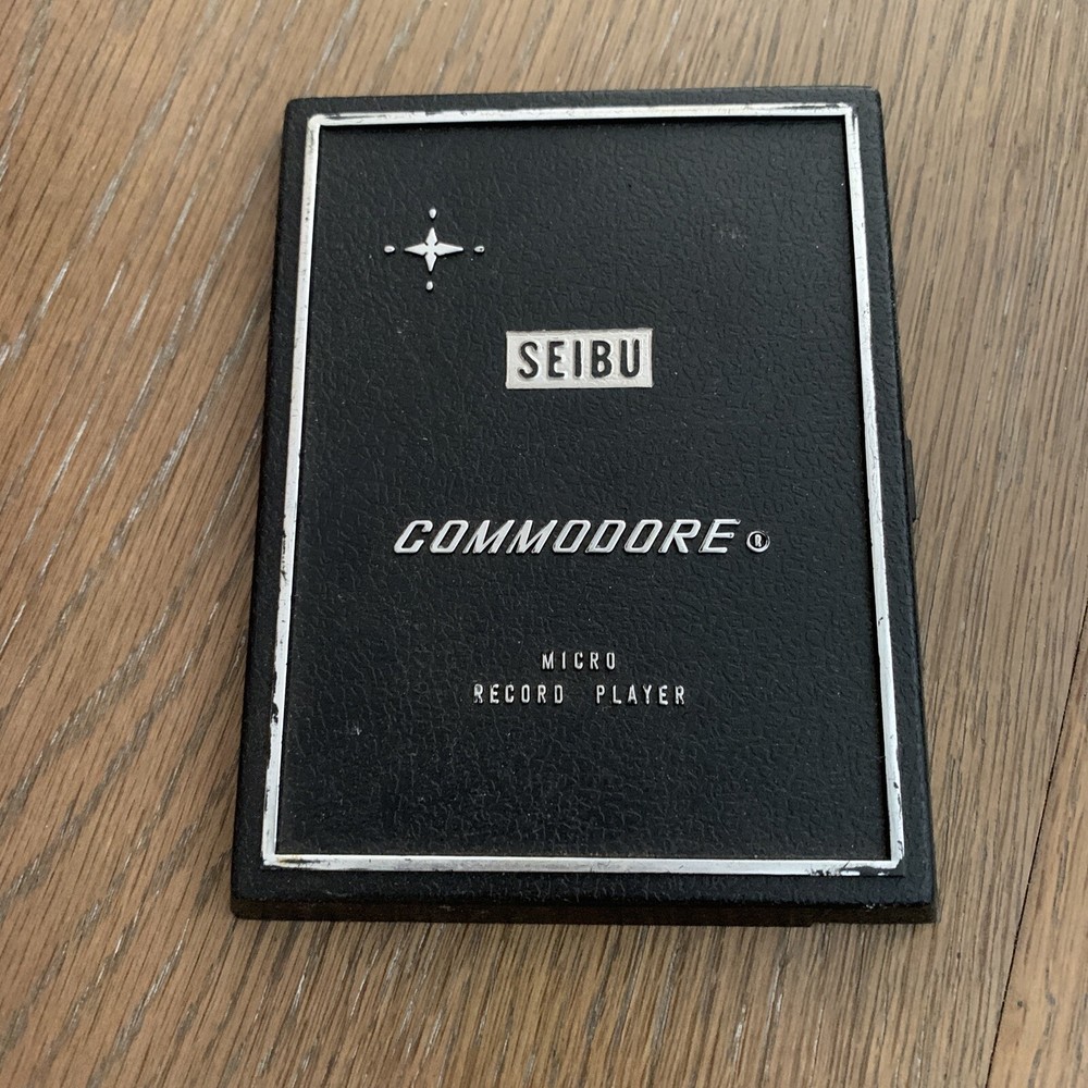 VINTAGE Seibu COMMODORE Micro RECORD PLAYER - Cover Only