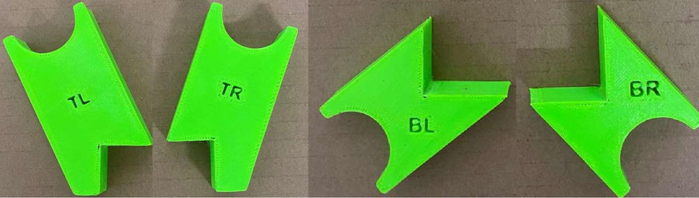 XTool D1 Pro Honeycomb Alignment Tool Set (4 Pieces)
