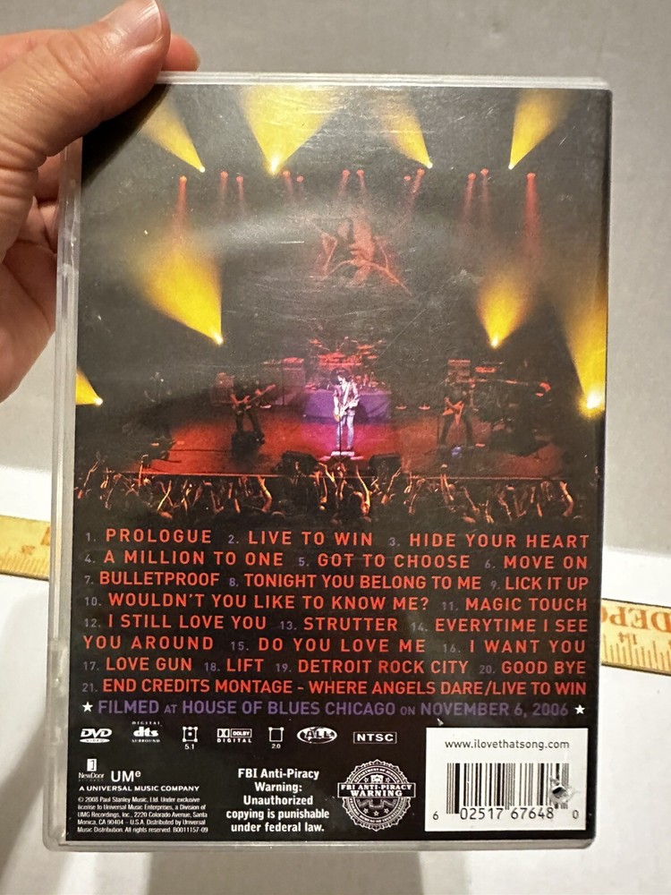 Paul Stanley - One Live KISS (DVD, 2008)