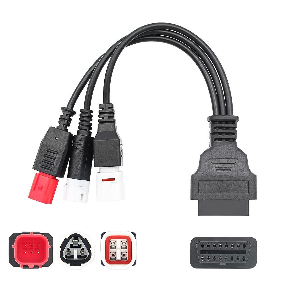 For Yamaha 3, 4 and 6 Pin OBD2 Diagnostic Cable OBD Error Code Reader Adapter