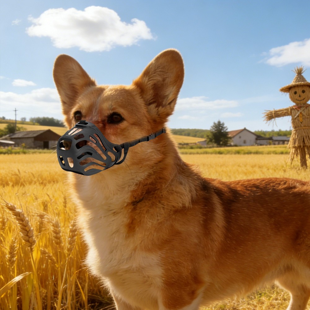 Dog Muzzle Soft Breathable Dog Muzzle Dog Muzzle Preventing Chewing and Biting