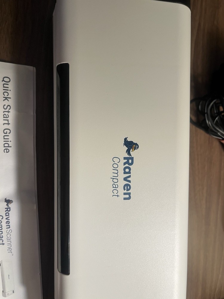 Raven Compact Document Scanner + Power Cord And USB Cable