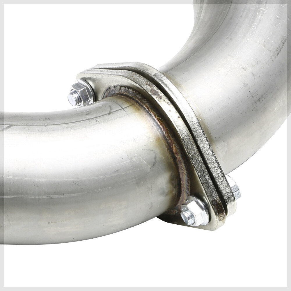 Fits 2000-2005 Mit Eclipse 3.0 [4"BEVELED TIP MUFFLER] SS Catback Exhaust System