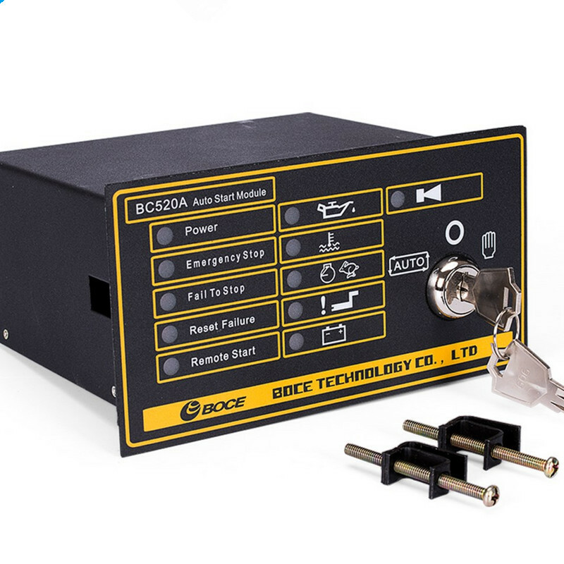 BC520A Auto Start Generator Controller Board Key Start Generator Contol