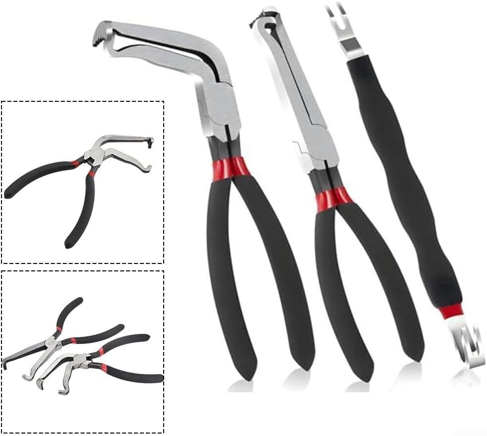 3PC Electrical Disconnect Pliers 60 Degree Electrical Connector Separator Wiring