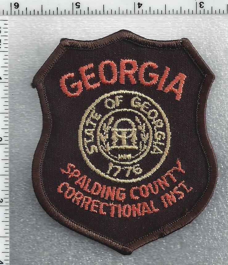 Spalding County Correctional Institution (Georgia) 1st Issue Shoulder Patch