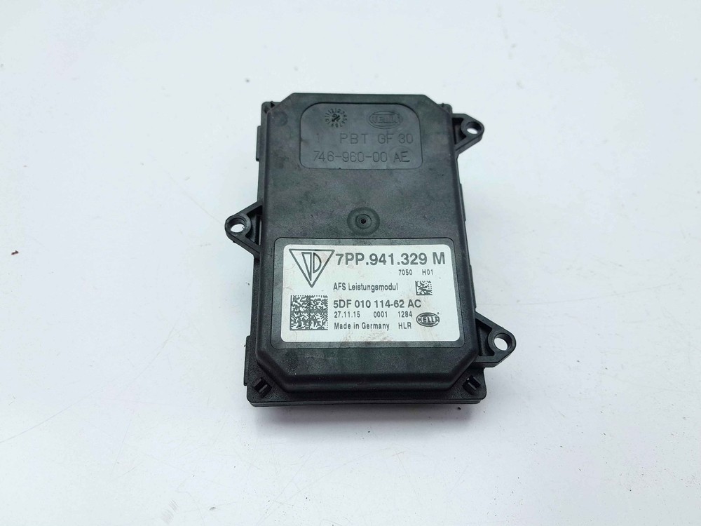 AUDI Q3 CONTROL UNIT HEADLIGHT BALLAST MODULE 7PP941329M 2016